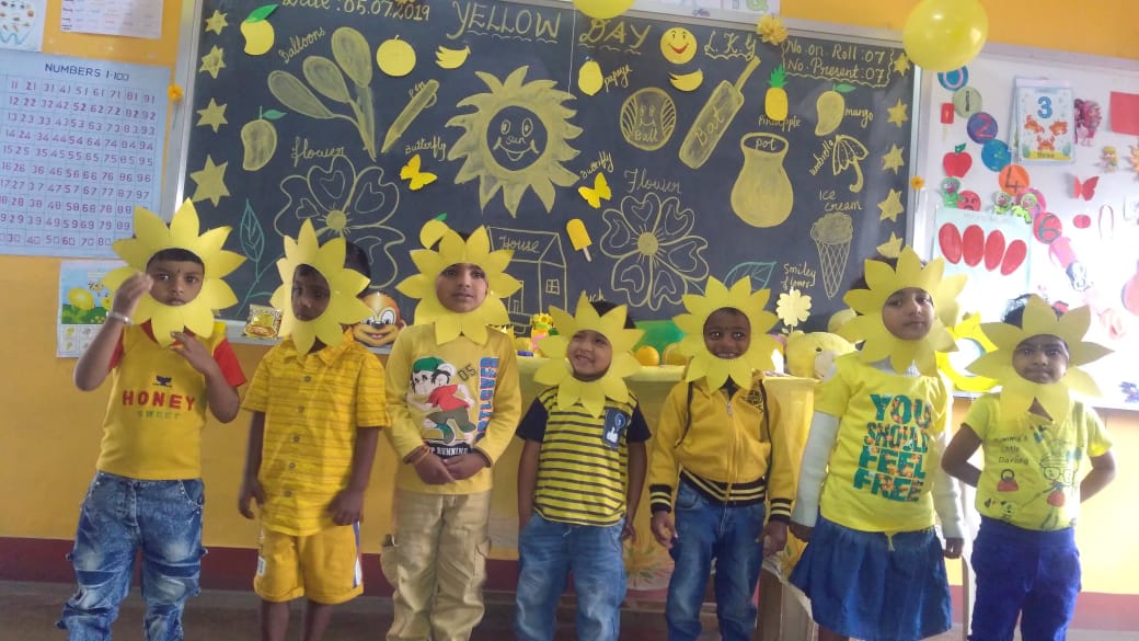 Kindergarten Yellow day - JSS Public School, Ooty