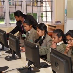Computer Lab Session - JSS Public School, Ooty