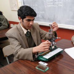 Students in Physics Laboratory - JSS Public School, Ooty